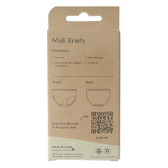 Boody Midi heupslip zwart S 1 Stuks