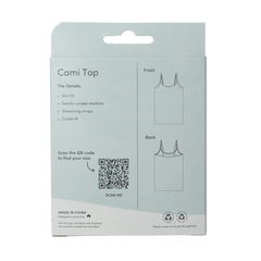 Boody Cami top wit M 1 Stuks