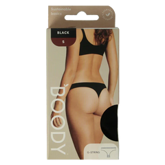 Boody G-string zwart S 1 Stuks