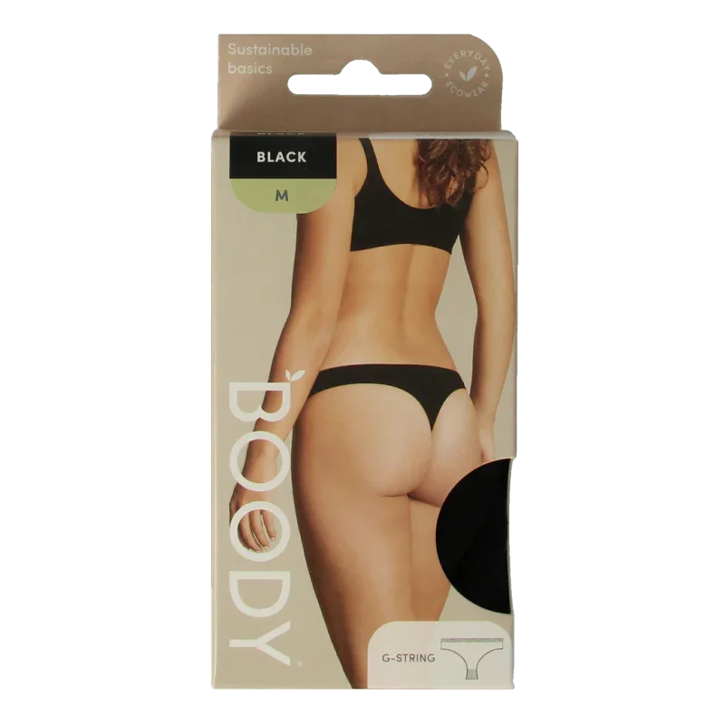 Boody G-string zwart M 1 Stuks
