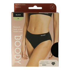 Boody Menstruatieondergoed bikinislip zwart norm/hevig M 1 Stuks