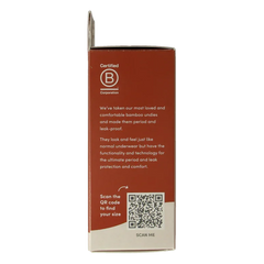 Boody Menstruatieondergoed bikinislip zwart norm/hevig M 1 Stuks