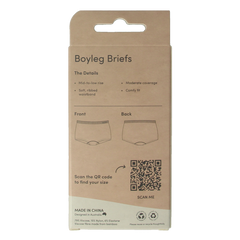 Boody Boyleg damesslip zwart L 1 Stuks