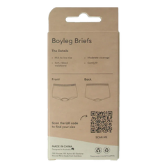 Boody Boyleg damesslip zwart L 1 Stuks