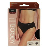Boody Menstruatieondergoed bikinislip zwart norm/hevig S 1 Stuks