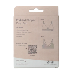 Boody Padded shaper crop BH blush L 1 Stuks