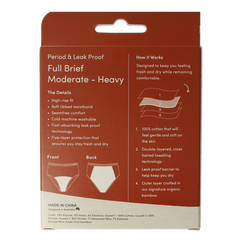 Boody Menstruatieondergoed tailleslip zwart normaal/hevi 1 Stuks