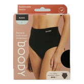 Boody Menstruatieondergoed tailleslip zwart normaal L 1 Stuks