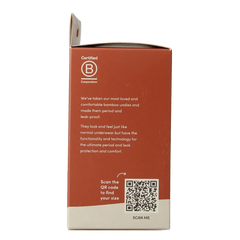 Boody Menstruatieondergoed tailleslip zwart normaal L 1 Stuks