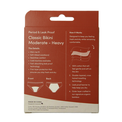 Boody Menstruatieondergoed bikinislip zwart normaal L 1 Stuks