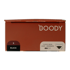 Boody Menstruatieondergoed bikinislip zwart licht/norm S 1 Stuks