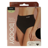 Boody Menstruatieondergoed tailleslip zwart licht/norm M 1 Stuks