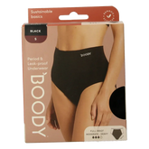 Boody Menstruatieondergoed bikinislip zwart lich/norm S 1 Stuks