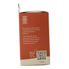 Boody Menstruatieondergoed bikinislip zwart lich/norm S 1 Stuks