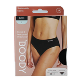 Boody Menstruatieondergoed bikinislip zwart lich/norm L 1 Stuks