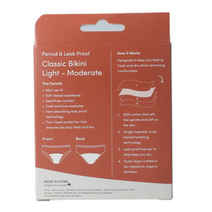 Boody Menstruatieondergoed bikinislip zwart lich/norm L 1 Stuks