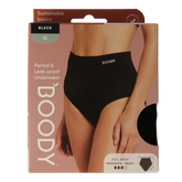 Boody Menstruatie ondergoed zwart normaal maat XL 1 Stuks