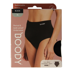 Boody Menstruatie ondergoed zwart normaal maat XL 1 Stuks