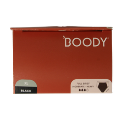 Boody Menstruatie ondergoed zwart normaal maat XL 1 Stuks