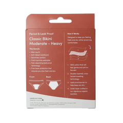 Boody Menstruatieondergoed bikinislip zw norm/hevig XS 1 Stuks