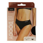 Boody Menstruatieondergoed bikinislip zwart lich/norm XS 1 Stuks