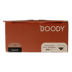 Boody Menstruatieondergoed bikinislip zwart lich/norm XS 1 Stuks