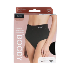 Boody Menstruatie ondergoed zwart licht/normaal maat XS 1 Stuks