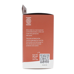 Boody Menstruatie ondergoed zwart licht/normaal maat XS 1 Stuks