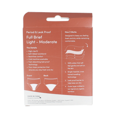 Boody Menstruatie ondergoed zwart licht/normaal maat XS 1 Stuks