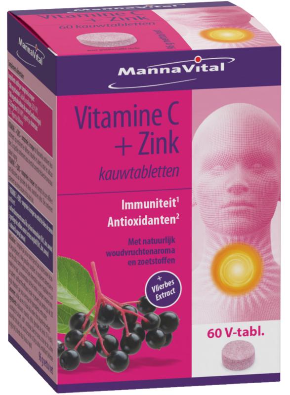 Mannavital Vitamine C plus zink 60 Tabletten