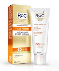 ROC Soleil protect anti wrinkle smoothing fluid SPF50+ 50.00 Milliliter