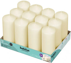 Bolsius Stompkaars 170/6 ivoor 12 Stuks