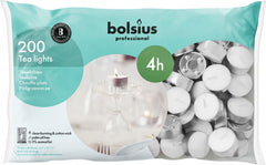 Bolsius Theelicht 17/38 wit 200 Stuks
