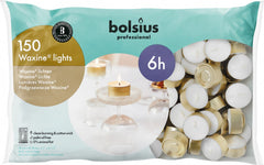 Bolsius Waxinelicht 18/38 wit 150.00 Stuks