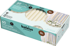 Bolsius Kroonkaars 200/24 ivoor 60 Stuks