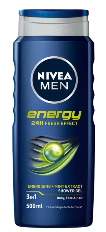 Nivea Men douchegel energy 500.00 Milliliter