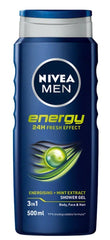 Nivea Men douchegel energy 500.00 Milliliter