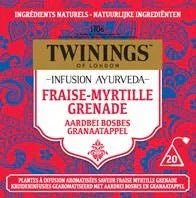 Twinings Ayurveda aardbei bosbes granaatappel 20 Zakjes