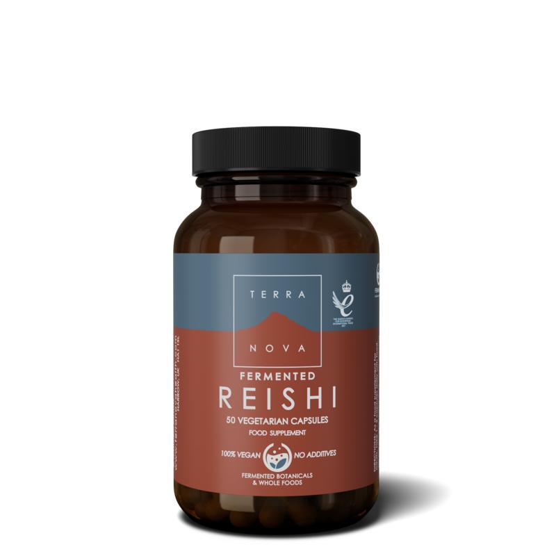 Terranova Fermented reishi 50.00 Vegetarische capsules
