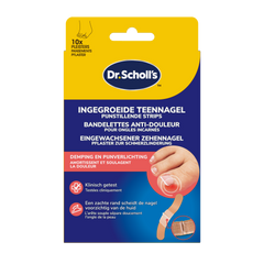 Dr. Scholl's Ingegroeide teennagel pijnverlichtende strips 10.00 Stuks