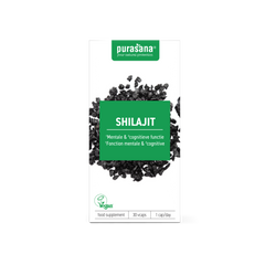 Purasana Shilajit 500mg vegan 30.00 Vegetarische capsules