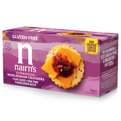 Nairns Volkoren crackers seeded glutenvrij 137.00 Gram