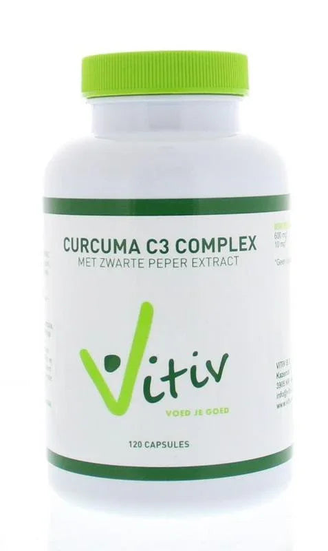 Vitiv Curcuma met zwarte peper 120 Capsules