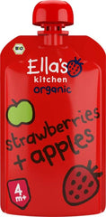 Ella's Kitchen Strawberries and apples 4+ maanden bio 120 Gram