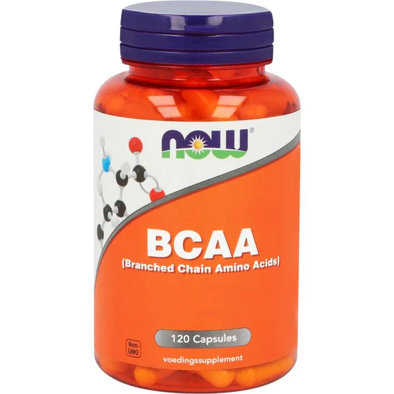 NOW BCAA (Branched Chain Amino Acids) 120 Vegetarische capsules