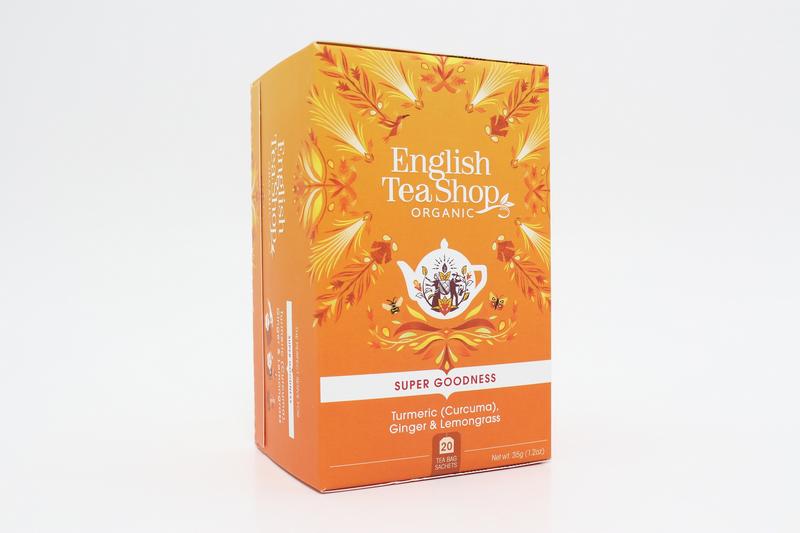 English Tea Shop Turmeric ginger & lemongrass bio 20.00 Zakjes