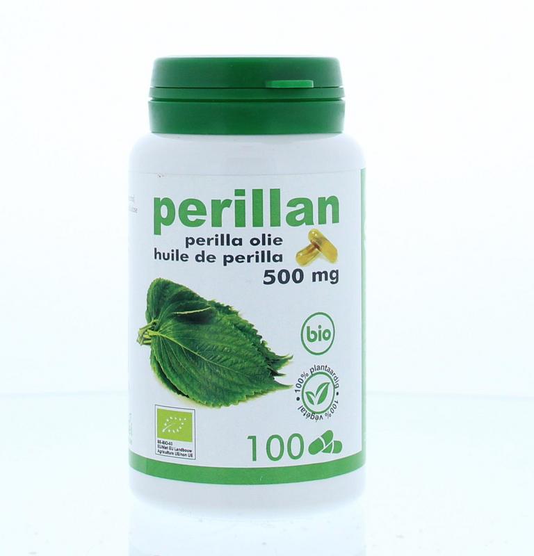 SoriaBel Perillan perilla olie 500mg bio 100 Capsules