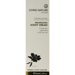 Living Nature Nachtcreme voedend 60.00 Milliliter