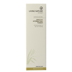 Living Nature Hydraterende tonic gel gevoelige huid 100 Milliliter