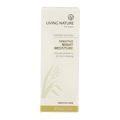 Living Nature Nachtcreme gevoelige huid 50 Milliliter